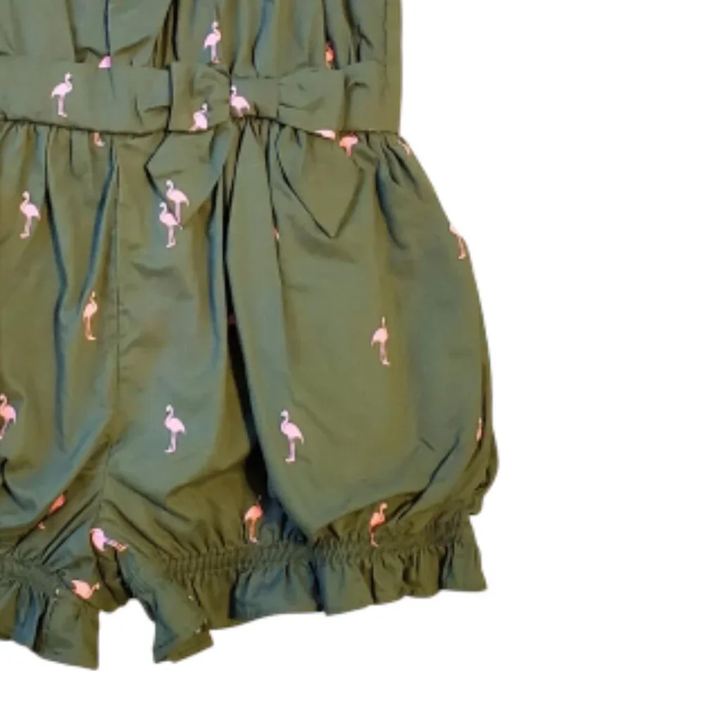 Janie and Jack Flamingo Romper - Size 8